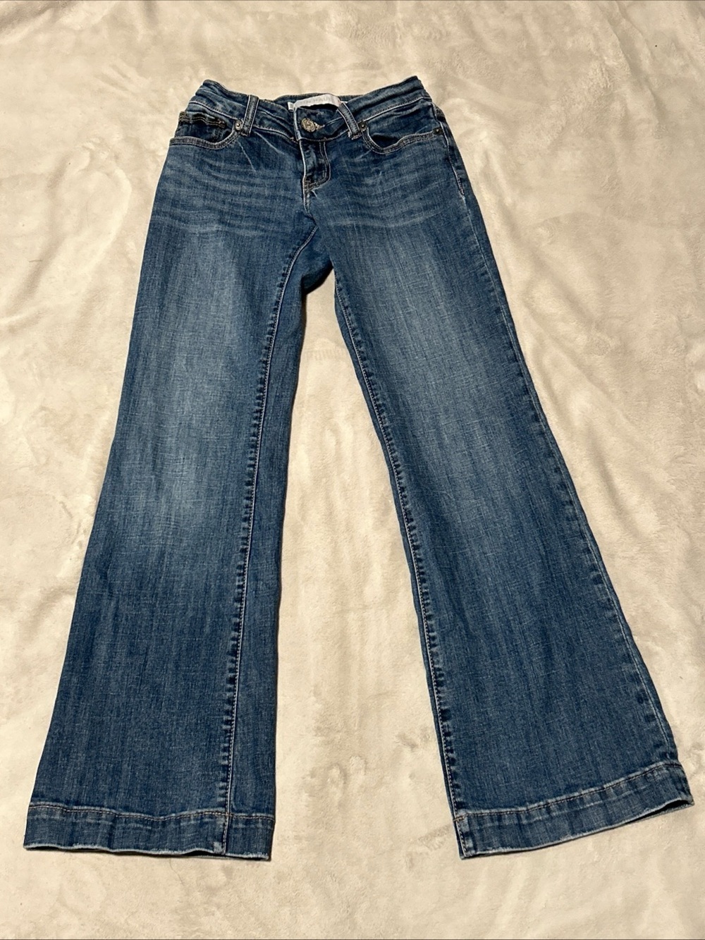 Tin Haul Women’s Jeans 24R, Double Loop Pocket Stitch, Style 10-054-0460-0023-BU